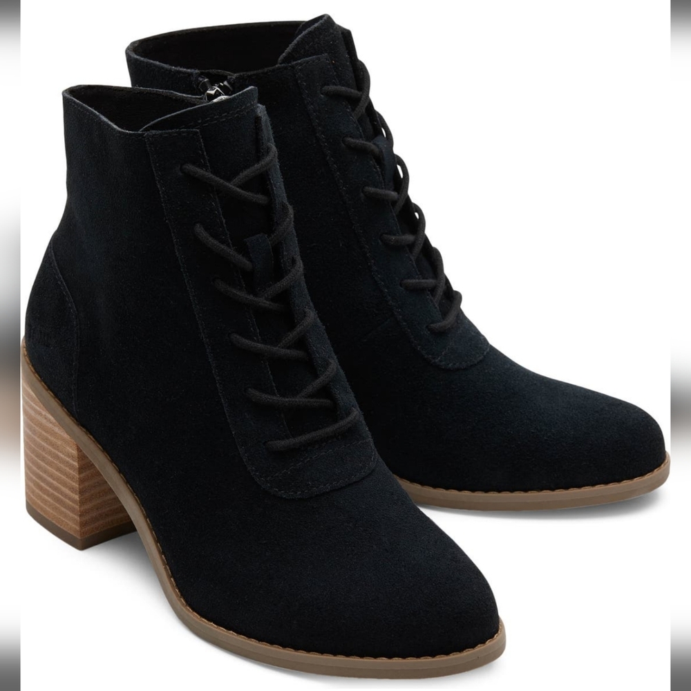 Brand New TOMS Evelyn Lace-up Bootie 7.5